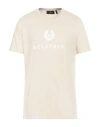 Belstaff Man T-shirt Beige Size M Cotton