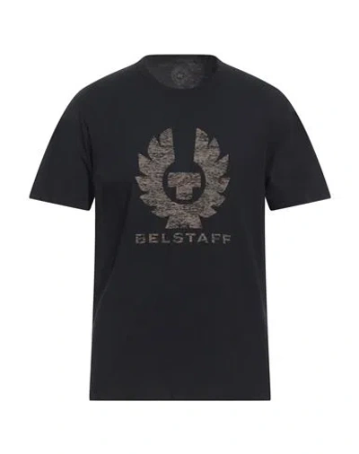 Belstaff Man T-shirt Black Size M Cotton