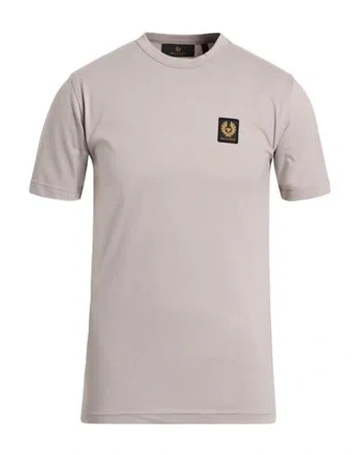 Belstaff Man T-shirt Grey Size Xs Cotton In Neutral