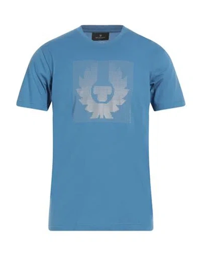 Belstaff Man T-shirt Light Blue Size M Cotton