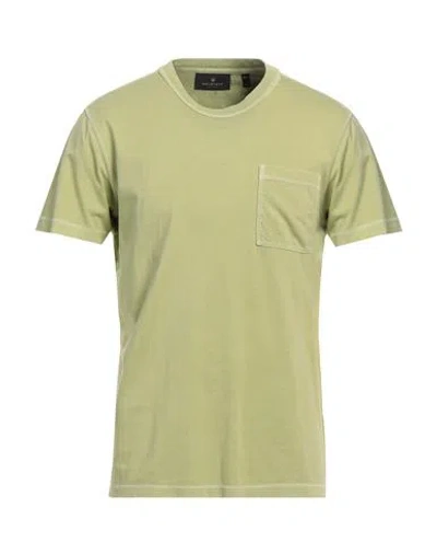 Belstaff Man T-shirt Lime Green Size Xxl Cotton