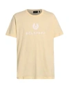 Belstaff Man T-shirt Pastel Yellow Size Xl Cotton