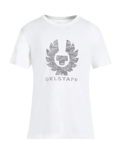 Belstaff Man T-shirt White Size L Cotton