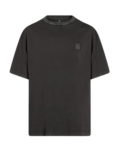 Belstaff Man T-shirt Charcoal Size Xxl Cotton In Grey