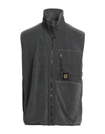 Belstaff Man Vest Lead Size Xxl Polyester, Polyamide In Gray