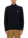 Belstaff Watch Rollneck Jumper In Blue