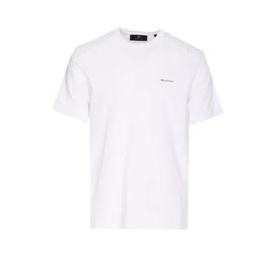 Belstaff Crewneck Short Sleeves Alloy T-shirt In White