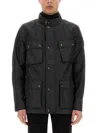 Belstaff Men's Fieldmaster Wax Jacket In Black