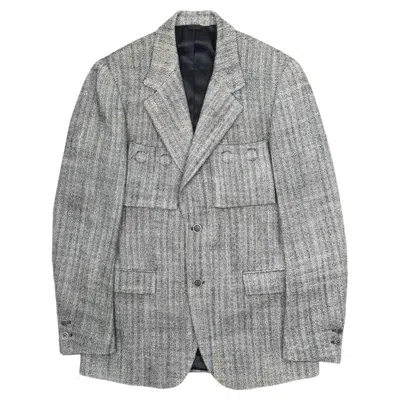 Pre-owned Belstaff Men's Blazer L In Gray