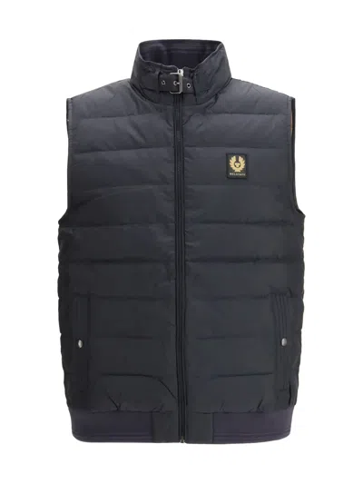 Belstaff Men Circuit Nylon Gilet In Blue