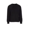 Belstaff Ribbed Crewneck Long Sleeve Sweater In Black