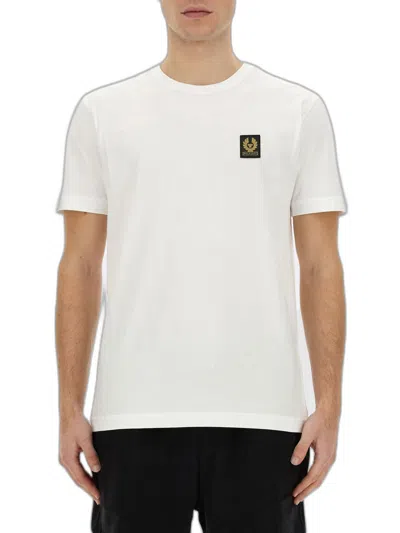 Belstaff Men's Logo Patch T-shirt In White