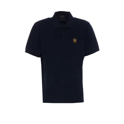 Belstaff Men Logo Polo In Black