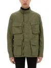 Belstaff Fieldmaster Utility Jacket Adjustable Cuffs In Green