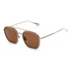 Belstaff Multicolor Stainless Steel Sunglasses In Gold