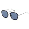 Belstaff Gray Stainless Steel Sunglasses In Metallic