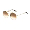 Belstaff Gold Titanium Sunglasses In Gold