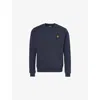 Belstaff Logo Print Jersey Sweatshirt In Dark Ink