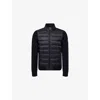 Belstaff Mens Dark Ink Circuiteer Padded Wool Blend Cardigan In Black