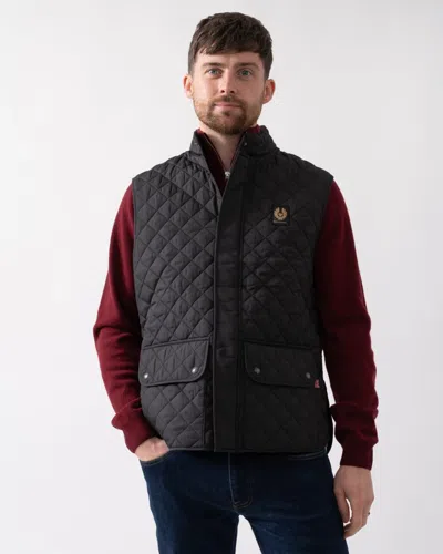 Belstaff Mens Icon Gilet In Blue