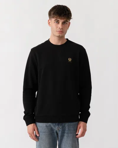 Belstaff Mens Logo Sweatshirt In Black
