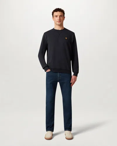 Belstaff Mens Logo Sweatshirt In Blue
