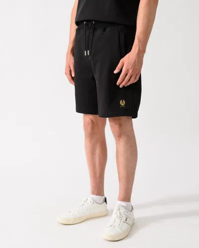 Belstaff Mens Logo Sweatshorts In Black