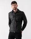 Belstaff Man Jacket Midnight Blue Size 3xl Cotton In Gray