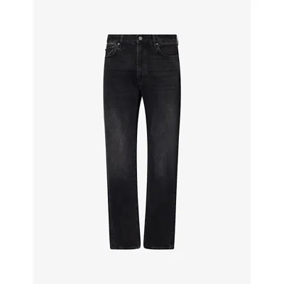 Belstaff Mens Washed Black 969 Straight-leg Denim Jeans
