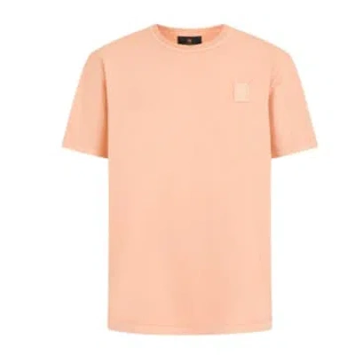 Belstaff Menswear Mineral Outliner T Shirt In Peach