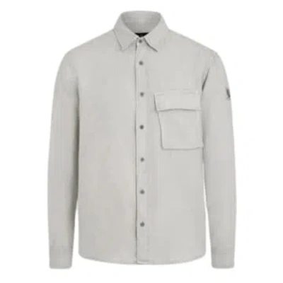Belstaff Menswear Scale Long Sleeve Shirt In Gray
