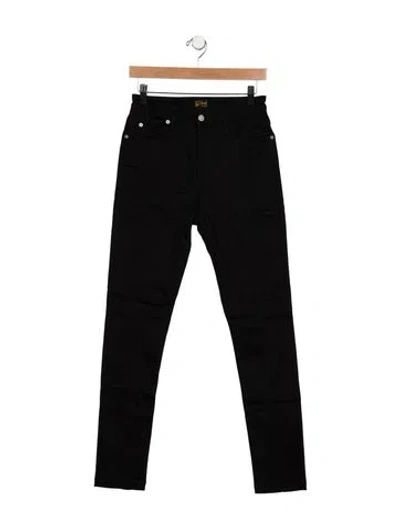 Pre-owned Belstaff Mid-rise Skinny Leg Jeans In Black