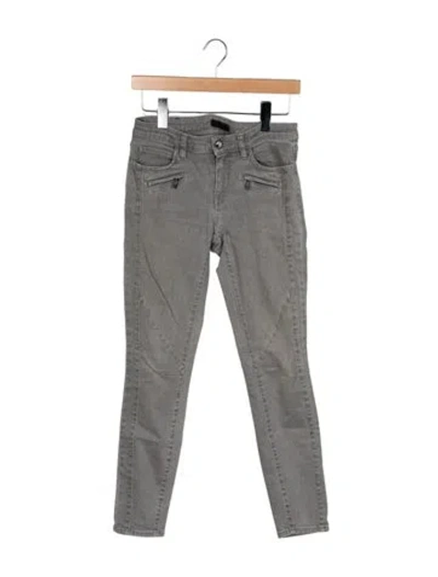 Pre-owned Belstaff Mid-rise Skinny Leg Jeans In Multi