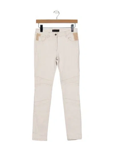 Pre-owned Belstaff Mid-rise Skinny Leg Jeans In Neutrals