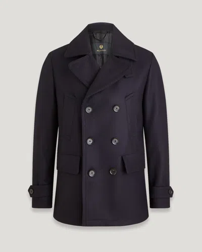 Belstaff Milford Peacoat In Ink Blue