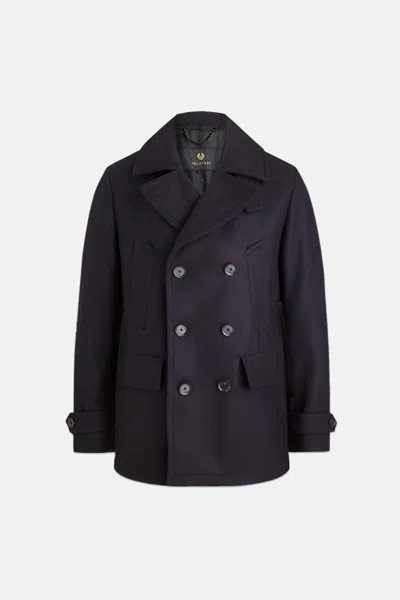 Belstaff Milford Peacoat In Ink Blue