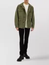 Belstaff Military Style Jacket Adjustable Cuffs In Green