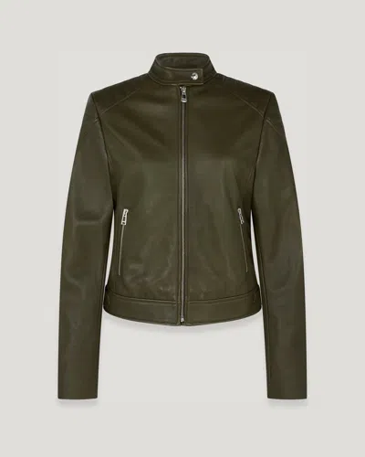 Belstaff Mollison Jacket In Army Olive