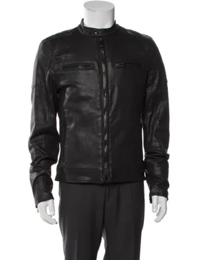 Pre-owned Belstaff Moto Jacket In Gray