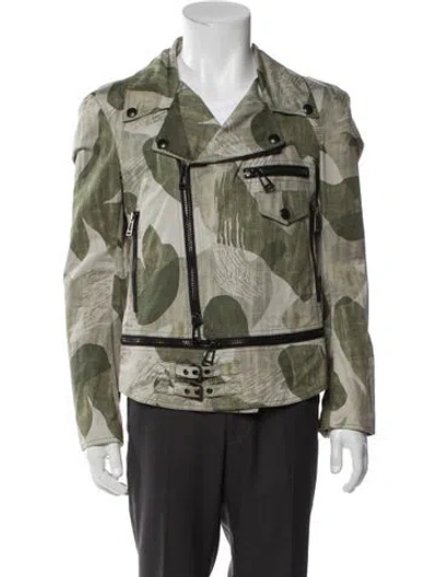 Pre-owned Belstaff Moto Jacket In Green
