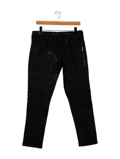 Pre-owned Belstaff Moto Jeans In Black