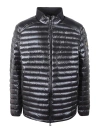Belstaff Quilted Black Polyamide Casual Jacket In Black