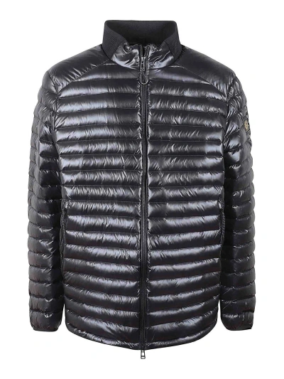 Belstaff Quilted Black Polyamide Casual Jacket