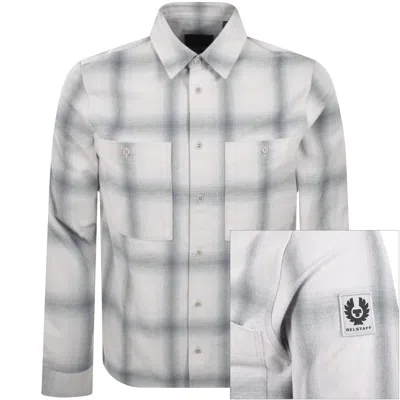 Belstaff Outpost Overshirt Grey In Gray
