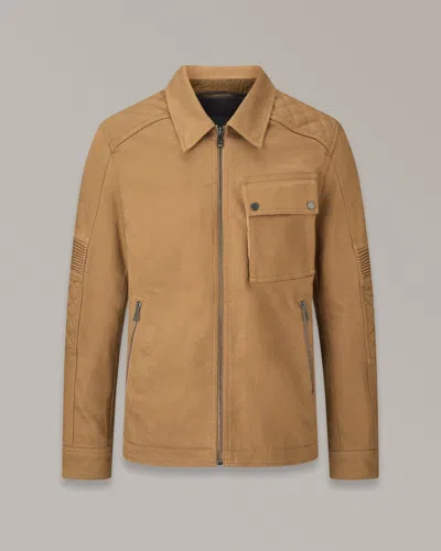 Belstaff Outrider Overshirt In British Khaki