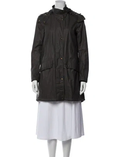 Pre-owned Belstaff Parka In Gray