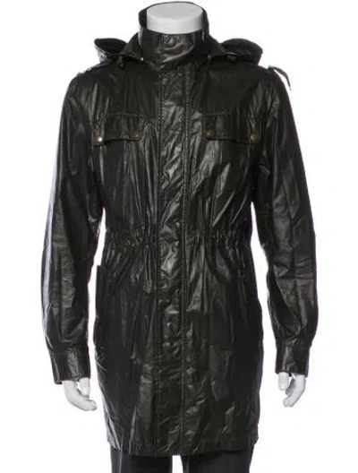 Pre-owned Belstaff Parka In Green