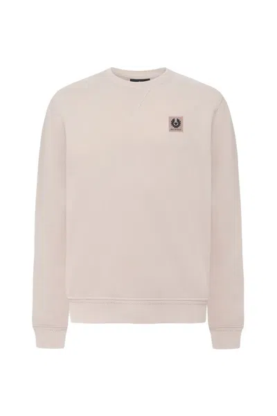 Belstaff Patch Logo Sweatshirt In Black