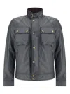 Belstaff Men Racemaster Jacket In Gray