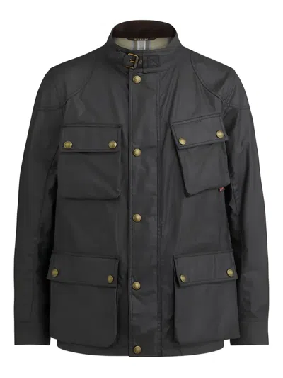 BELSTAFF PATCH-POCKET MILITARY JACKET